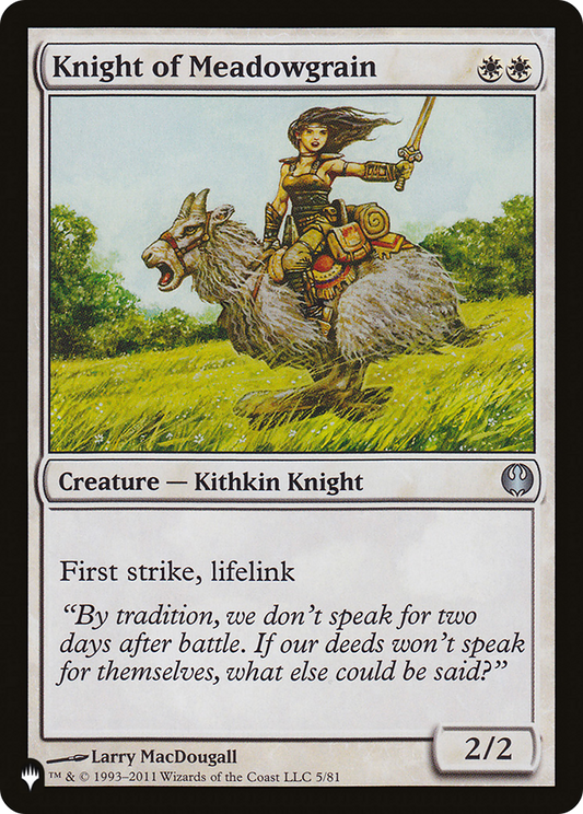 Knight of Meadowgrain (PLST) #DDG-5 [EN/N]