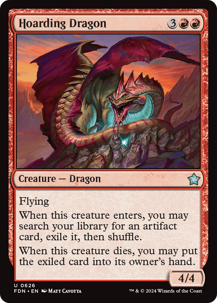 Hoarding Dragon (FDN) #626 [EN/N] s/o