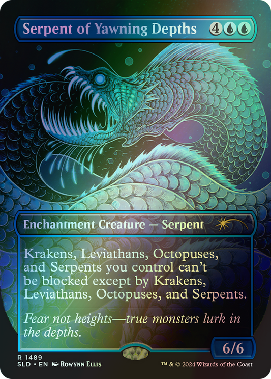 Serpent of Yawning Depths - Rainbow Foil (SLD) #1489★ [EN/F] s/o