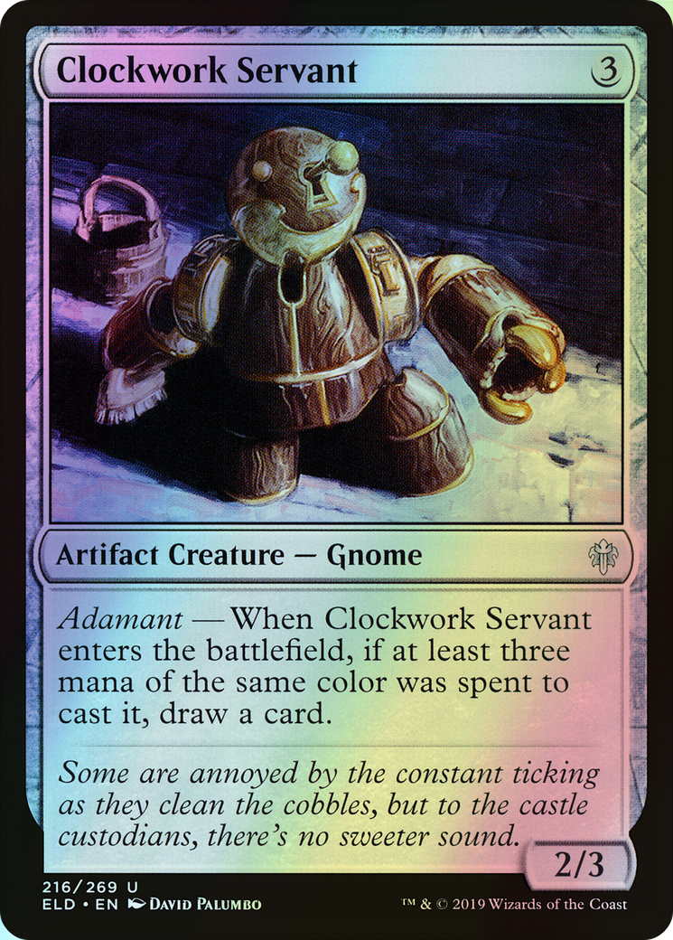 Clockwork Servant (ELD) #216 [EN/F] s/o