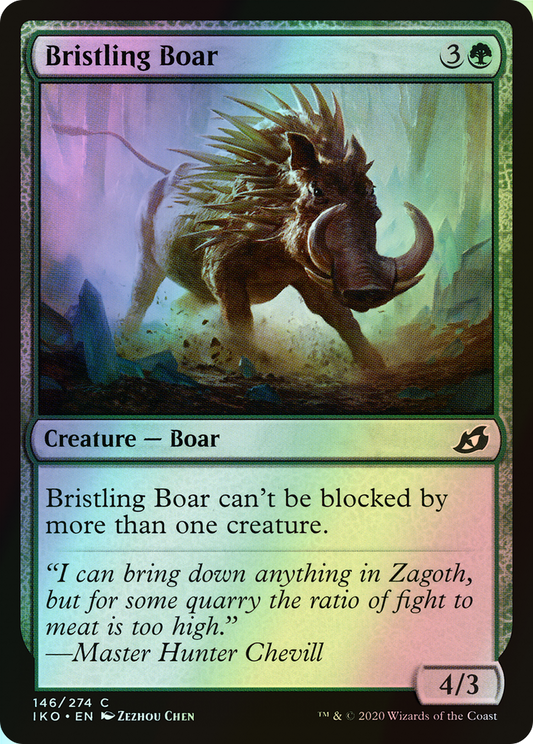Bristling Boar (IKO) #146 [EN/F]