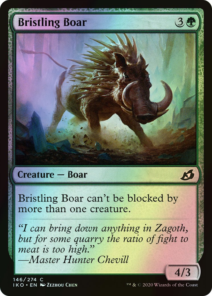 Bristling Boar (IKO) #146 [EN/F]