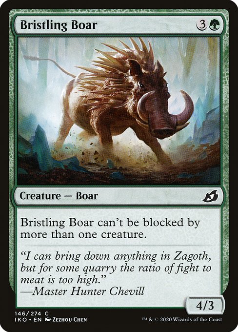 Bristling Boar (IKO) #146 [EN/N]