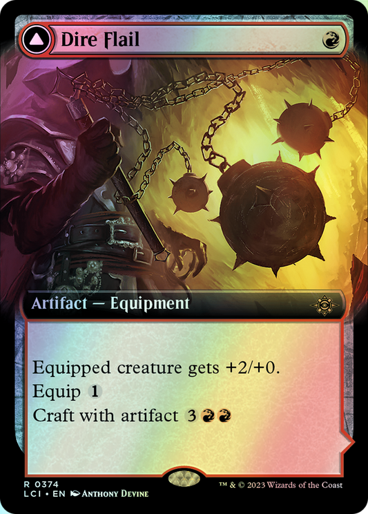 Dire Flail // Dire Blunderbuss (LCI) #374 [EN/F]