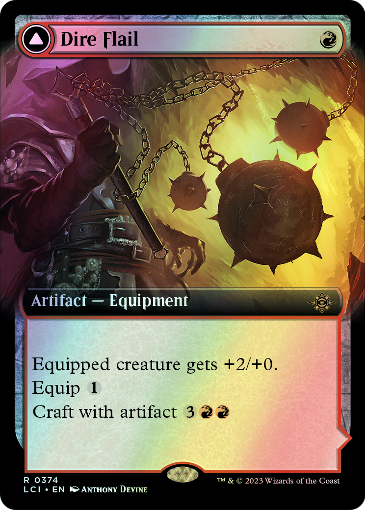 Dire Flail // Dire Blunderbuss (LCI) #374 [EN/F]