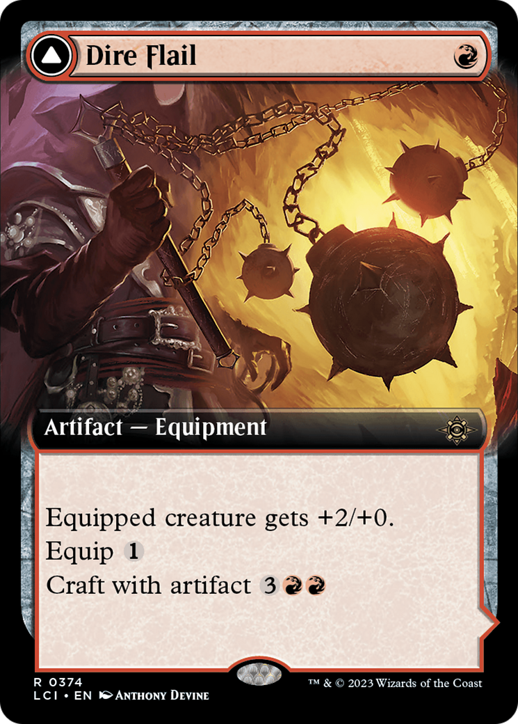 Dire Flail // Dire Blunderbuss (LCI) #374 [EN/N]