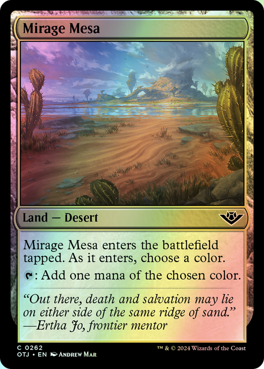 Mirage Mesa (OTJ) #262 [EN/F] s/o