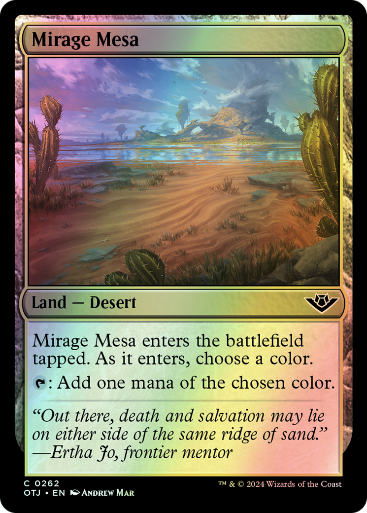 Mirage Mesa (OTJ) #262 [EN/F] s/o