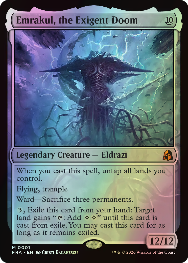 Emrakul, the Exigent Doom (FRA) #1 [EN/F]