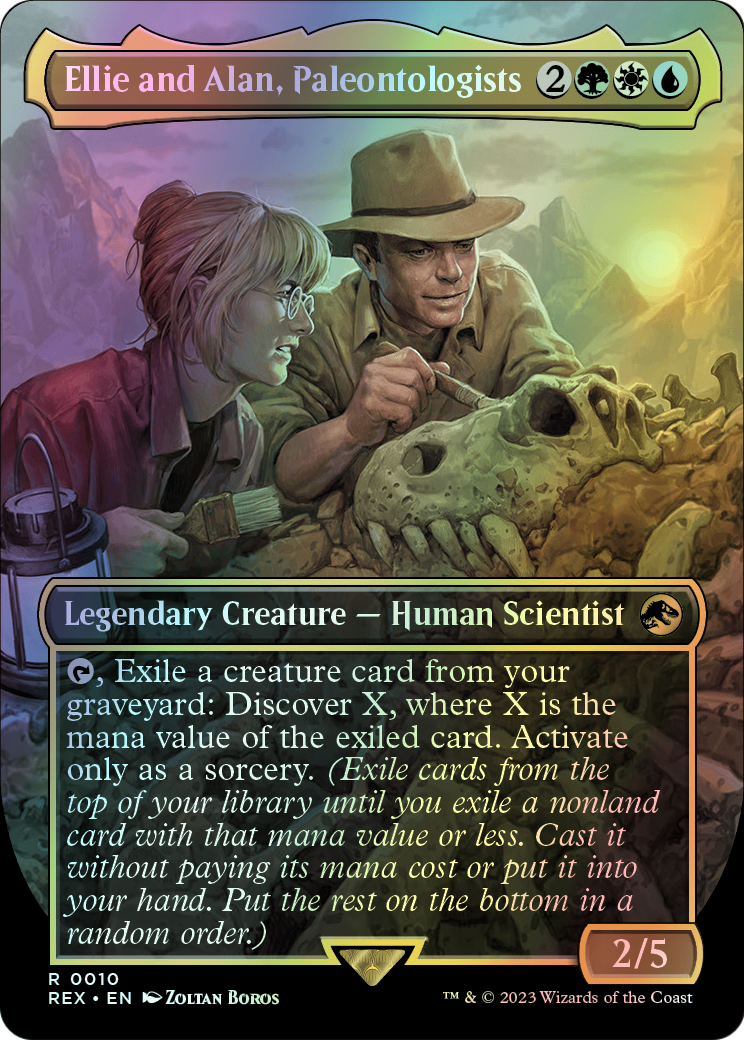 Ellie and Alan, Paleontologists (REX) #10 [EN/F]