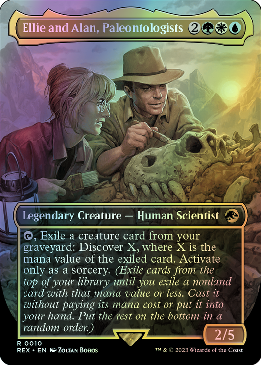 Ellie and Alan, Paleontologists (REX) #10 [EN/F]