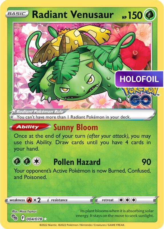 Radiant Venusaur (PGO) #004 [EN/H]