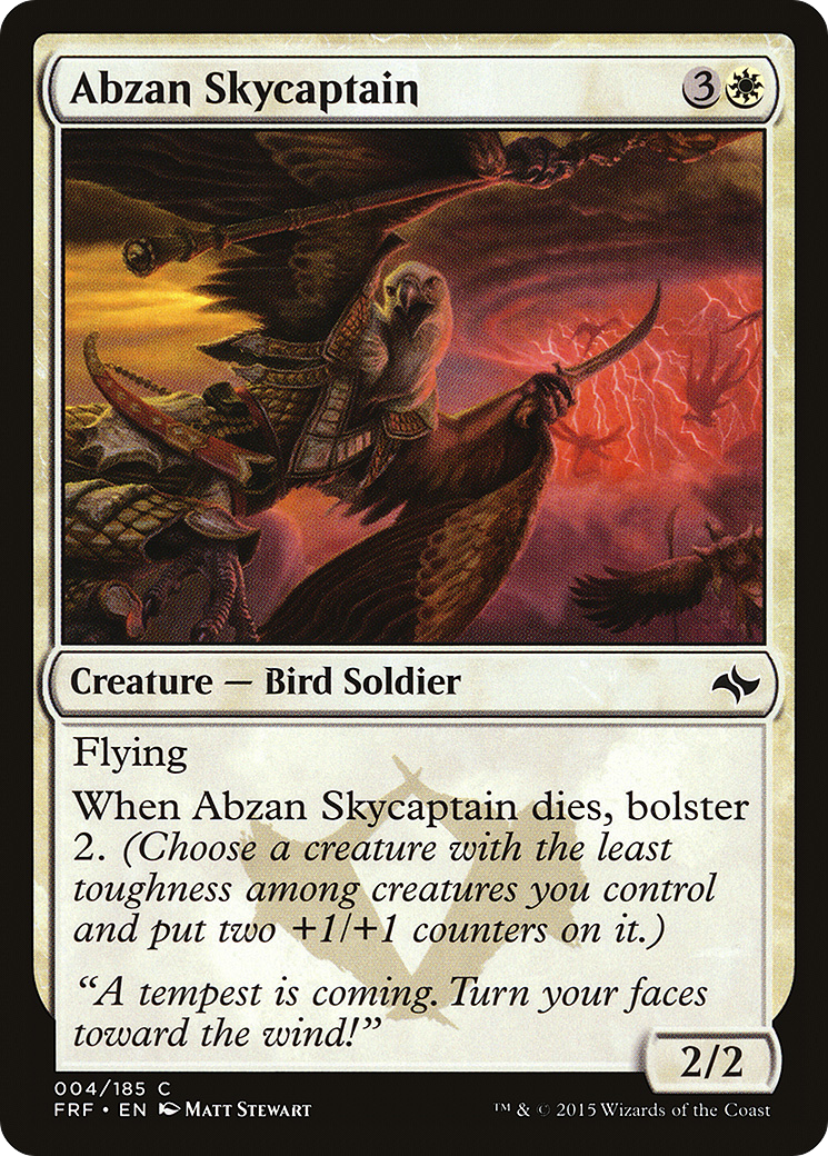 Abzan Skycaptain (FRF) #4 [EN/N]