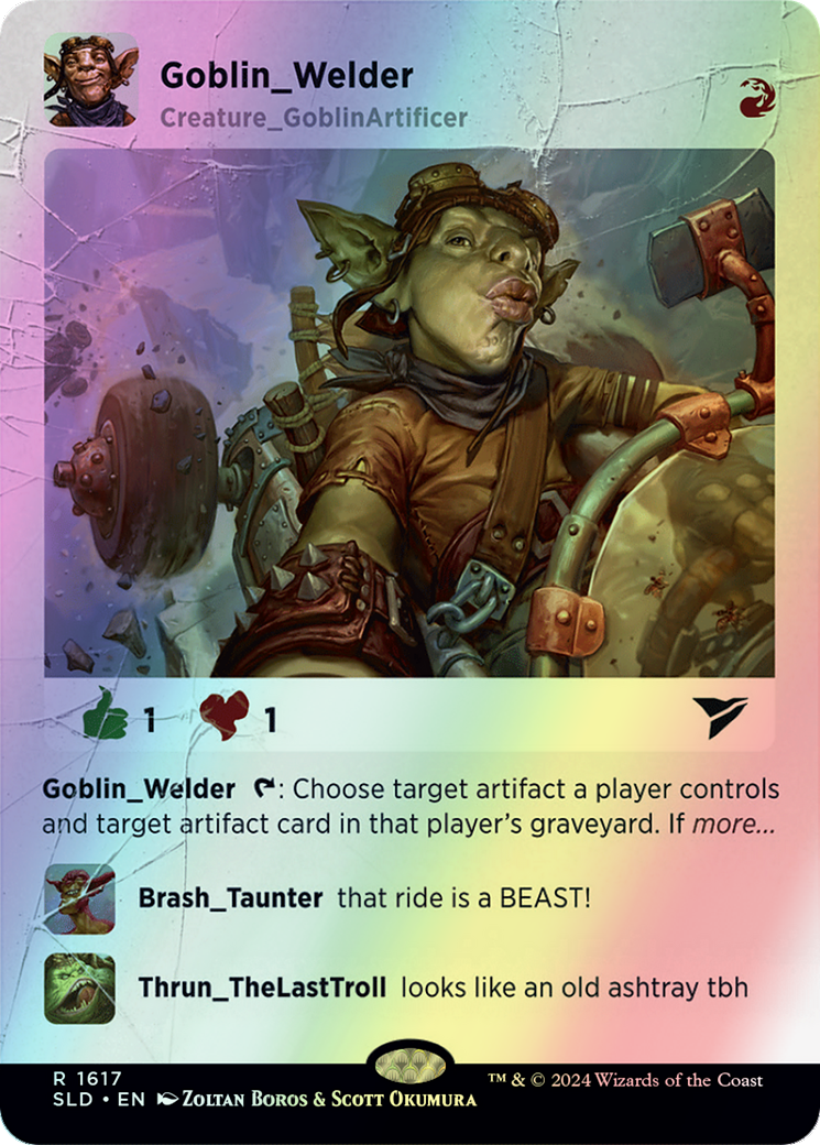 Goblin Welder - Rainbow Foil (SLD) #1617 [EN/F]