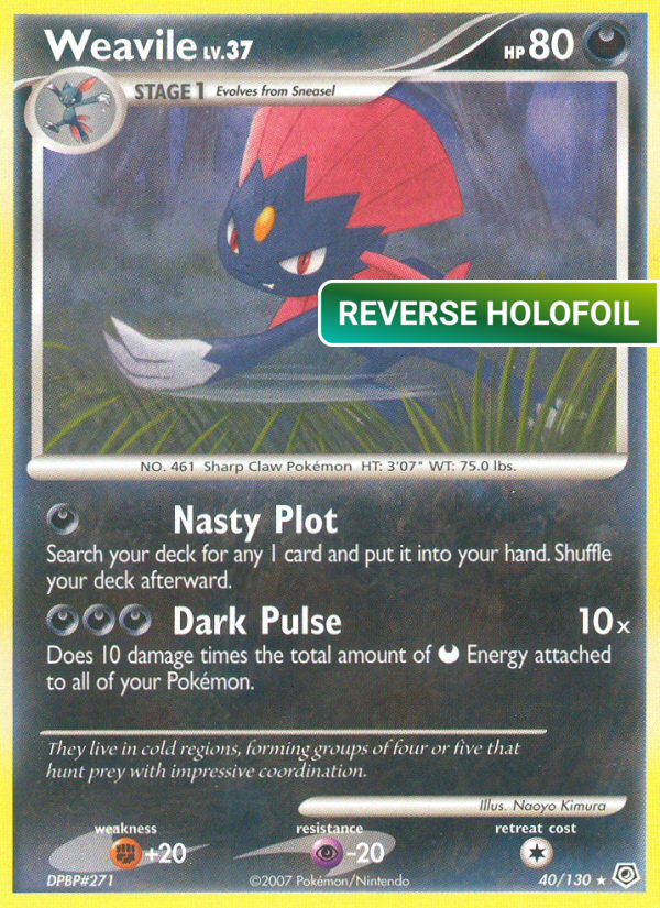 Weavile (DP) #40 [EN/R]
