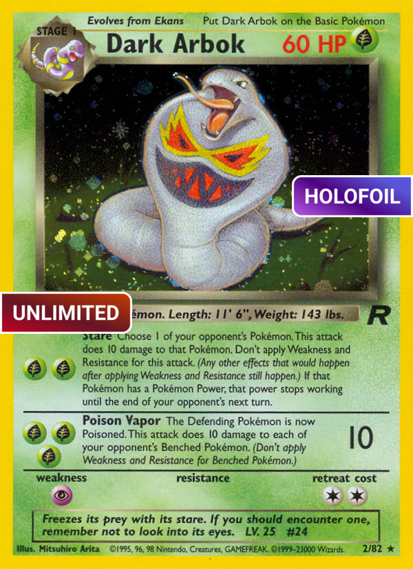 Dark Arbok (2) (TR) #02 [EN/UH] s/o