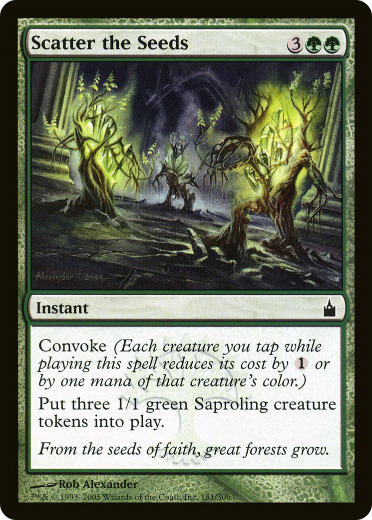 Scatter the Seeds (RAV) #181 [EN/N] s/o