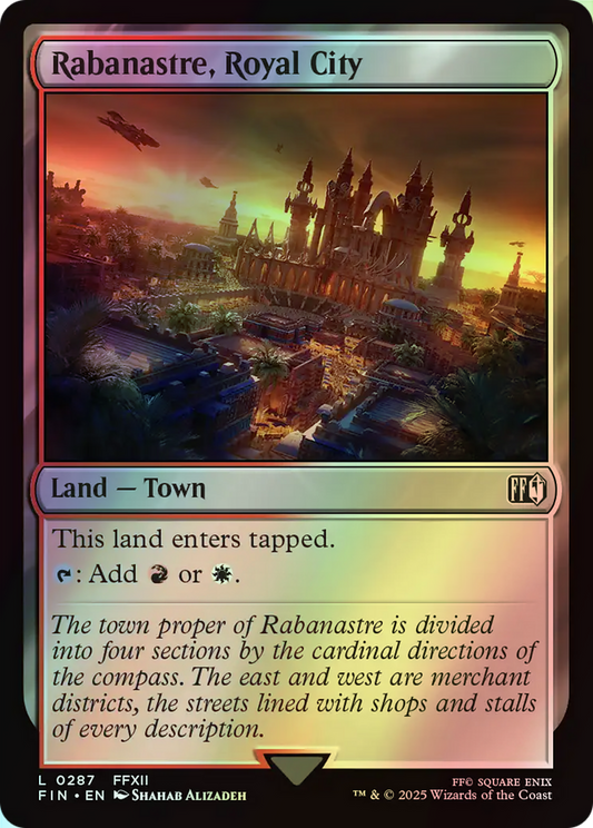 Rabanastre, Royal City (FIN) #287 [EN/F] s/o
