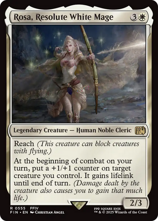 Rosa, Resolute White Mage (FIN) #555 [EN/N]