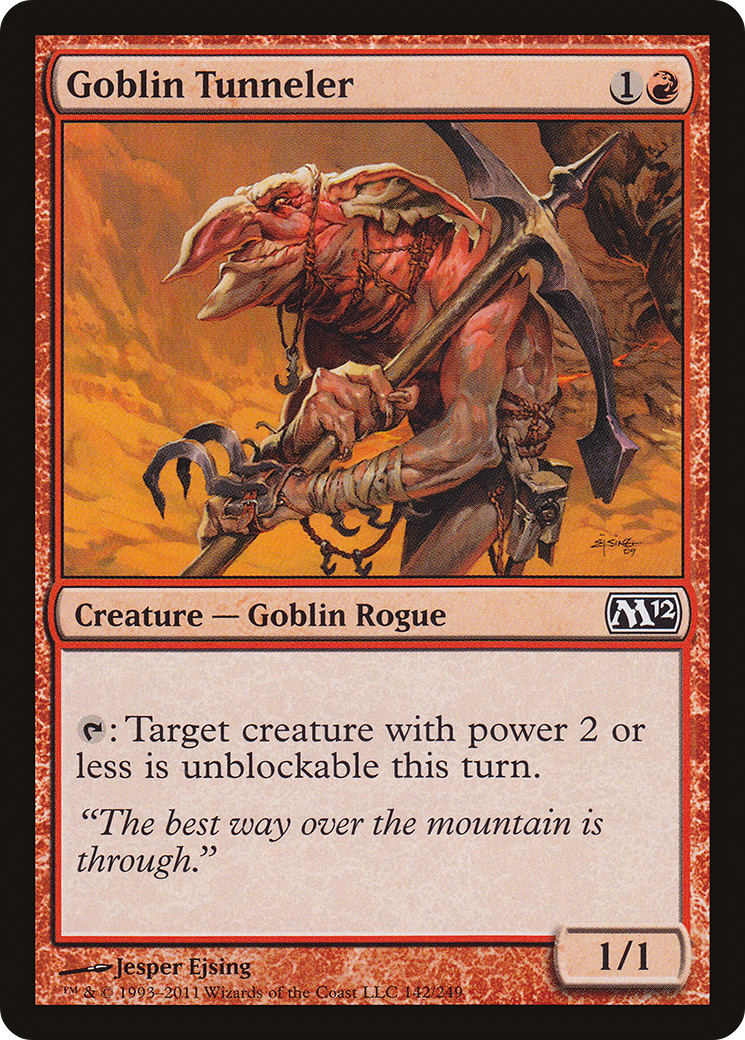 Goblin Tunneler (M12) #142 [EN/N]