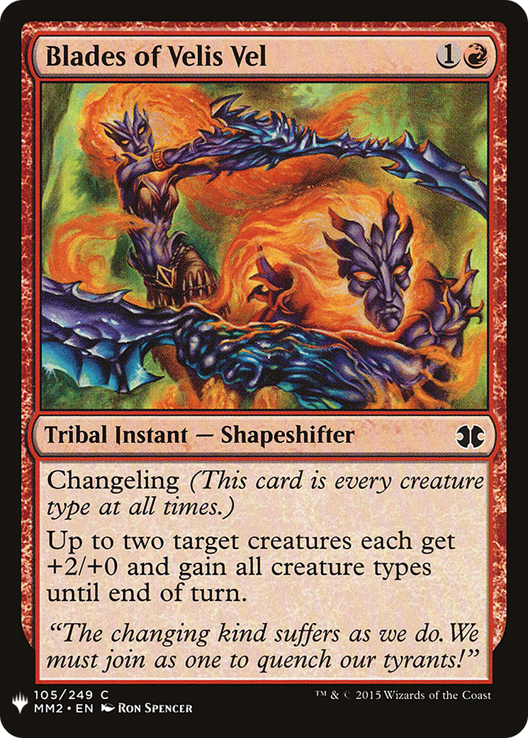 Blades of Velis Vel (PLST) #MM2-105 [EN/N] s/o