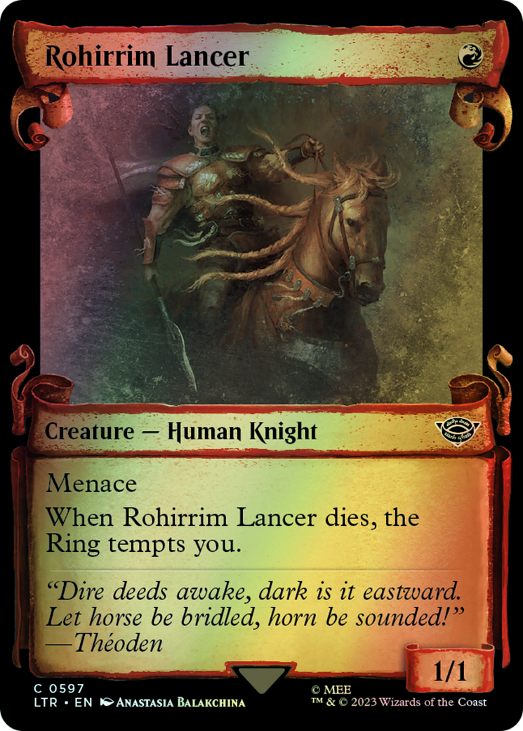 Rohirrim Lancer - Silver Foil (LTR) #597 [EN/F] s/o