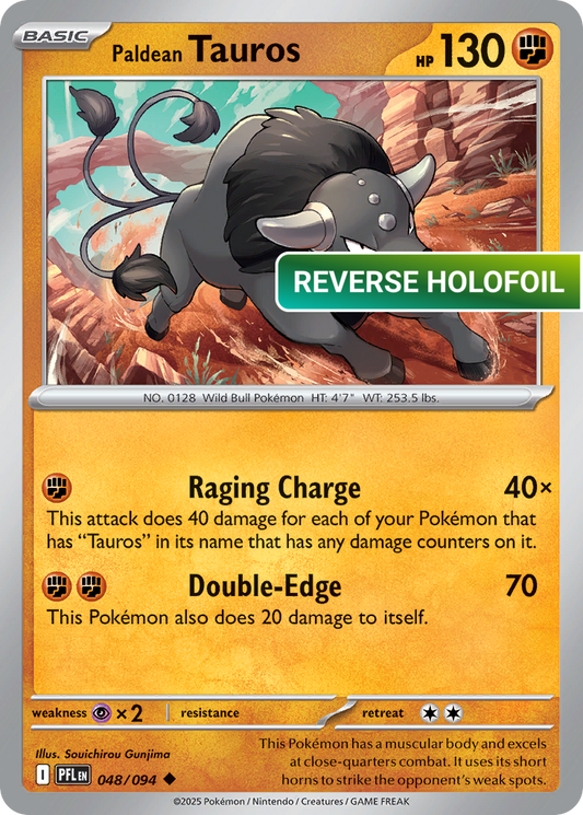 Paldean Tauros (PFL) #48 [EN/R]