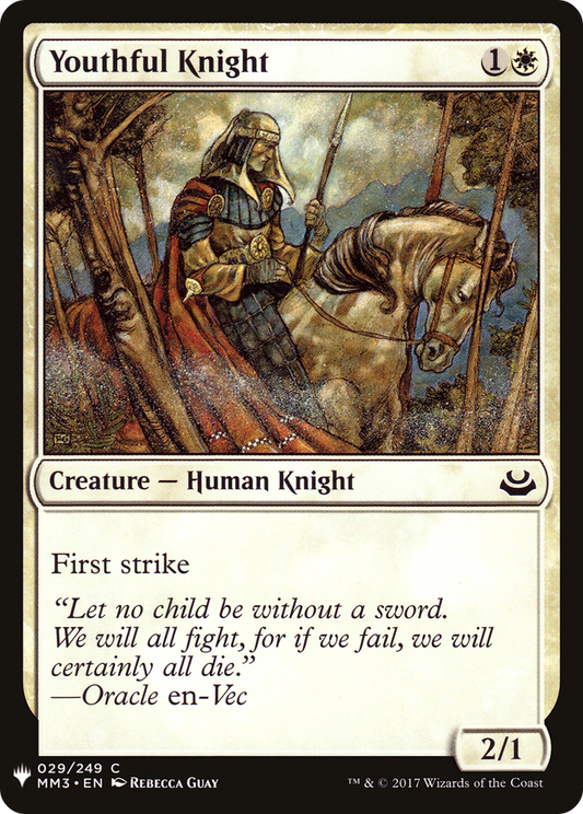 Youthful Knight (PLST) #MM3-29 [EN/N]
