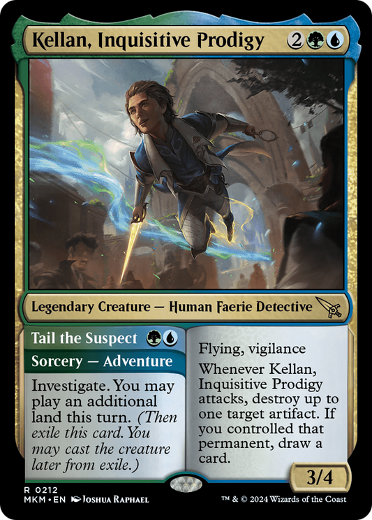 Kellan, Inquisitive Prodigy // Tail the Suspect (MKM) #212 [EN/N] s/o