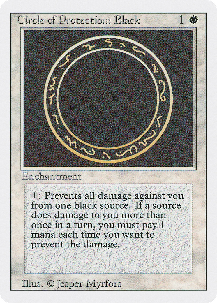 Circle of Protection: Black (3ED) #9 [EN/N]