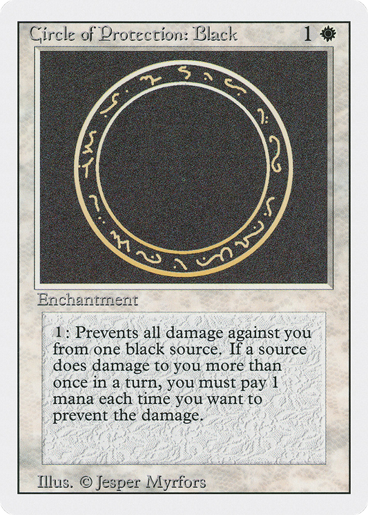 Circle of Protection: Black (3ED) #9 [EN/N]