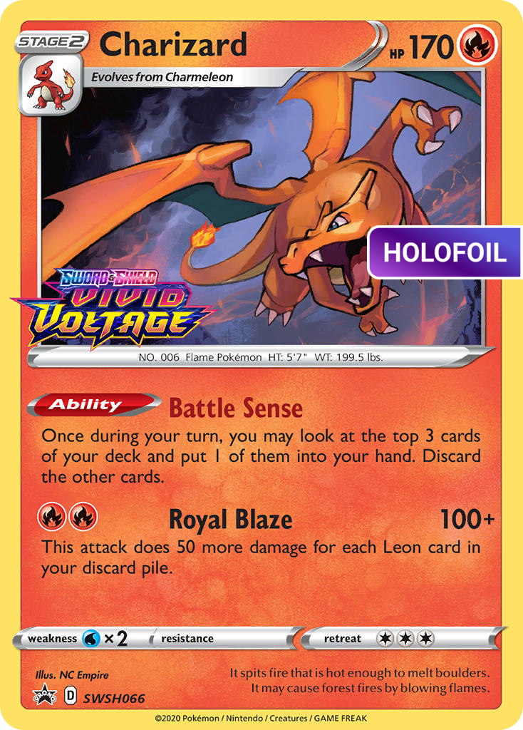 Charizard - SWSH066 (Prerelease) (PR-SW) #SWSH066_V1 [EN/H]