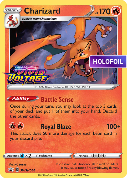 Charizard - SWSH066 (Prerelease) (PR-SW) #SWSH066_V1 [EN/H]