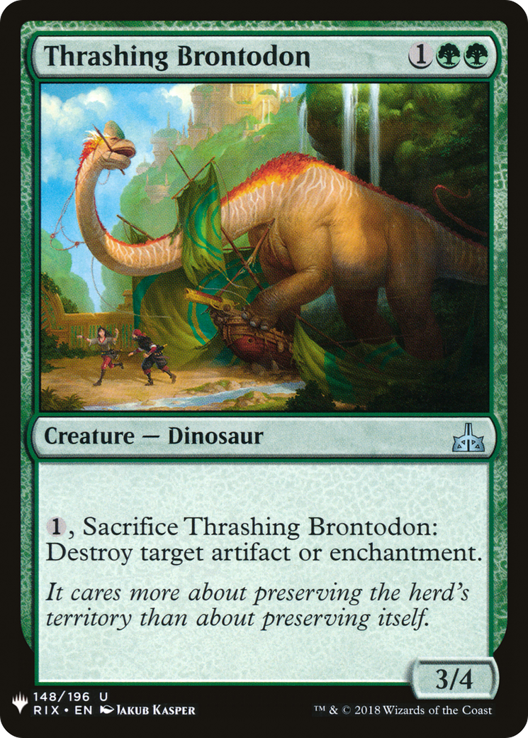 Thrashing Brontodon (PLST) #RIX-148 [EN/N]