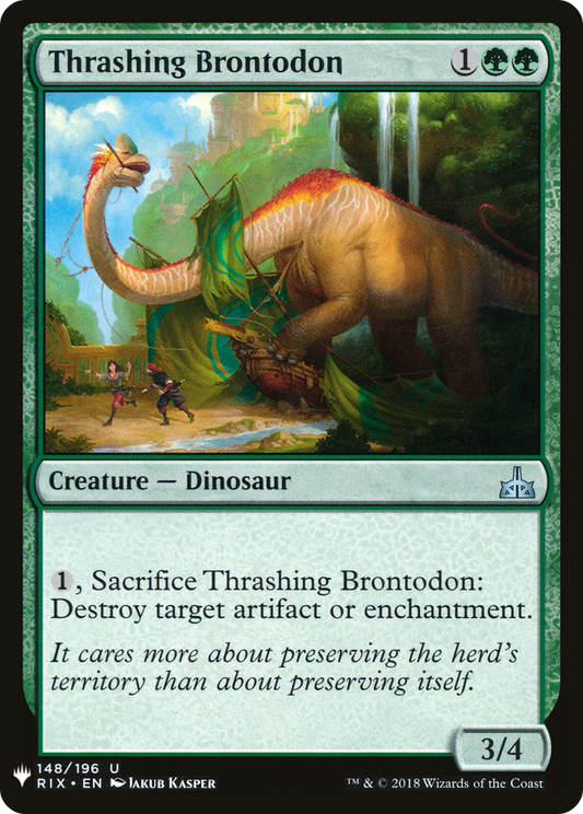 Thrashing Brontodon (PLST) #RIX-148 [EN/N]