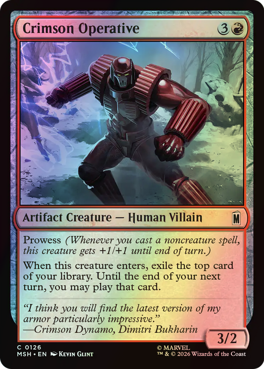 Crimson Operative (MSH) #126 [EN/F]