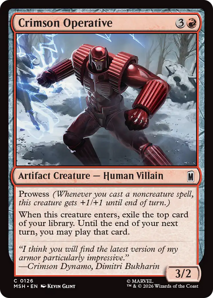 Crimson Operative (MSH) #126 [EN/N]