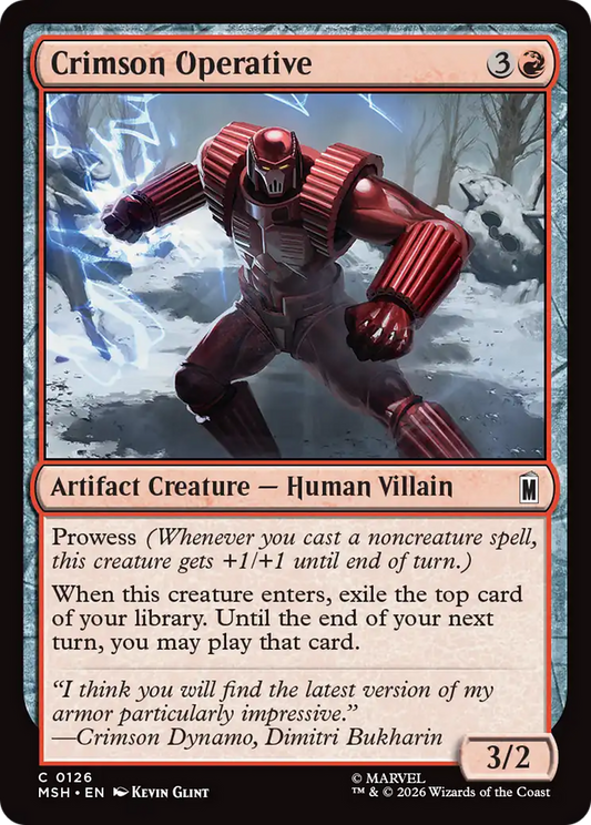 Crimson Operative (MSH) #126 [EN/N]