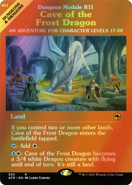 Cave of the Frost Dragon (AFR) #350 [EN/F] s/o