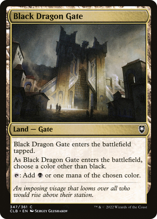 Black Dragon Gate (CLB) #347 [EN/N]