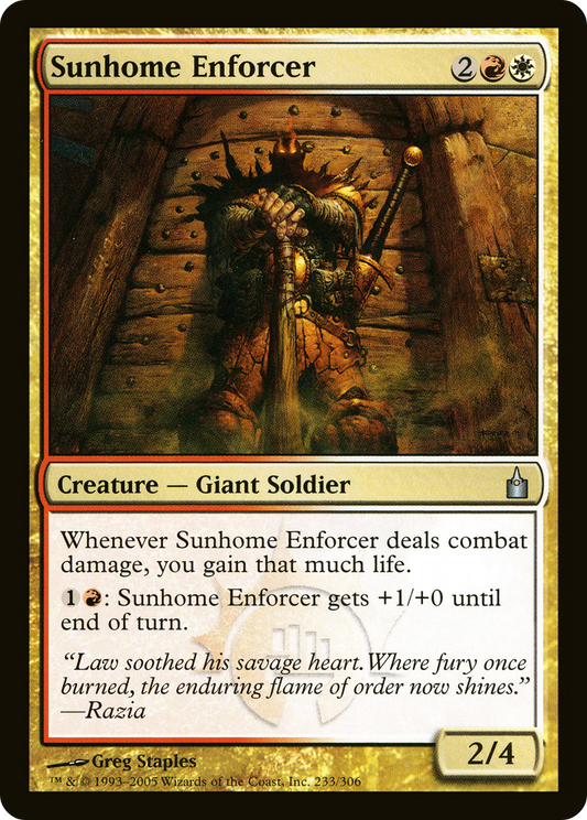 Sunhome Enforcer (RAV) #233 [EN/N] s/o