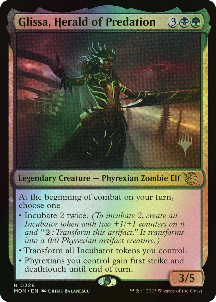 Glissa, Herald of Predation (PMOM) #226p [EN/F] s/o