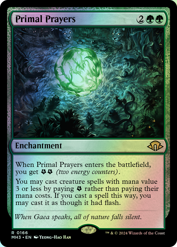 Primal Prayers (MH3) #166 [EN/F]