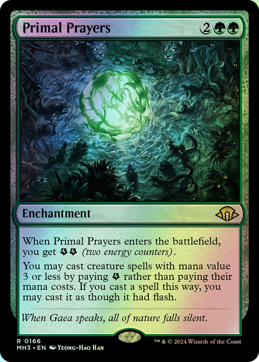 Primal Prayers (MH3) #166 [EN/F]