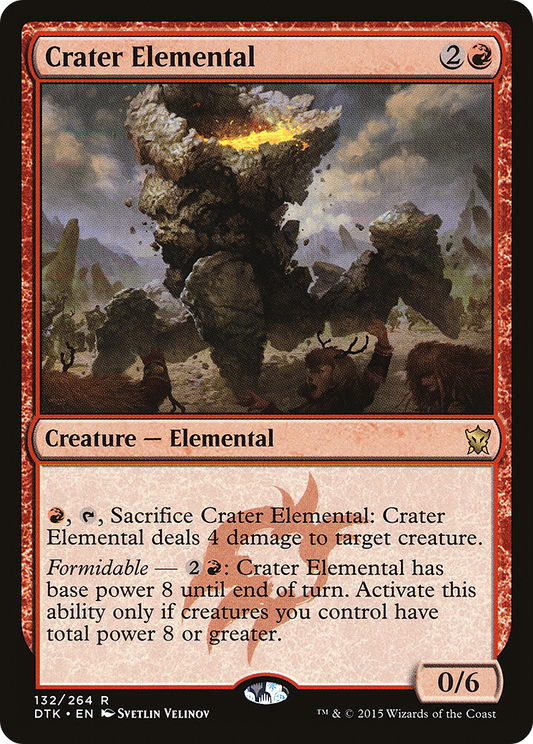 Crater Elemental (DTK) #132 [EN/N]