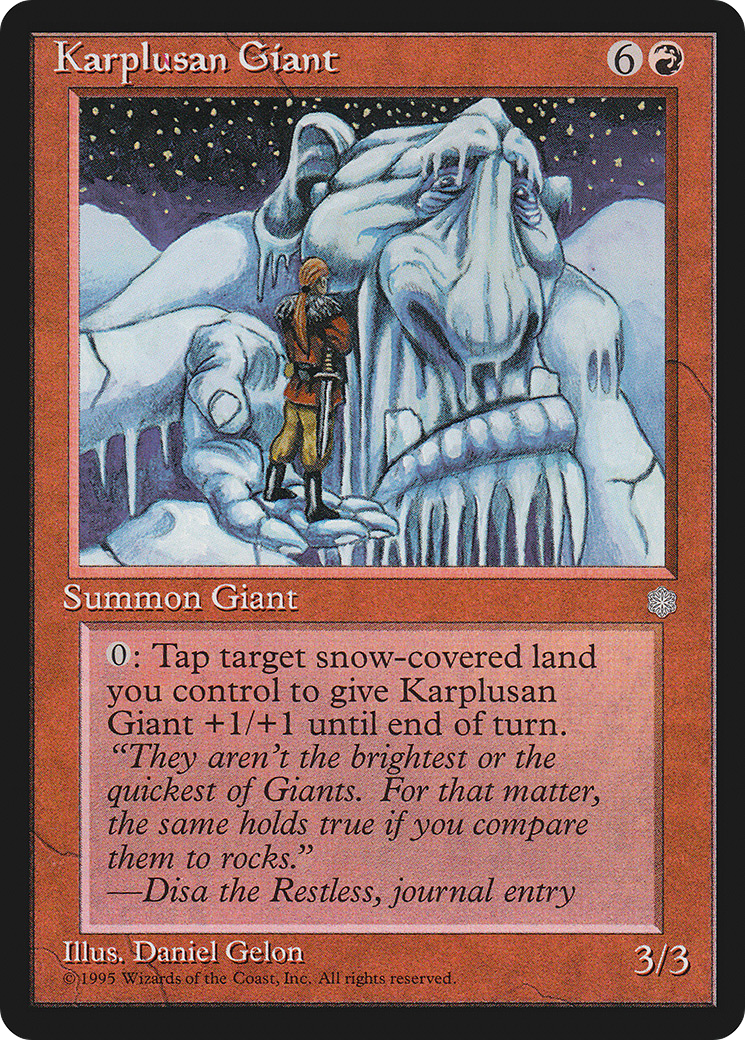 Karplusan Giant (ICE) #196 [EN/N]