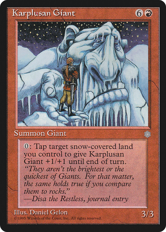 Karplusan Giant (ICE) #196 [EN/N]