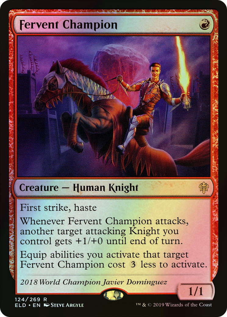 Fervent Champion (ELD) #124 [EN/F]