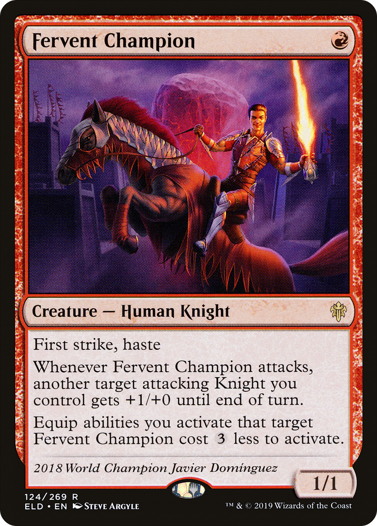 Fervent Champion (ELD) #124 [EN/N]