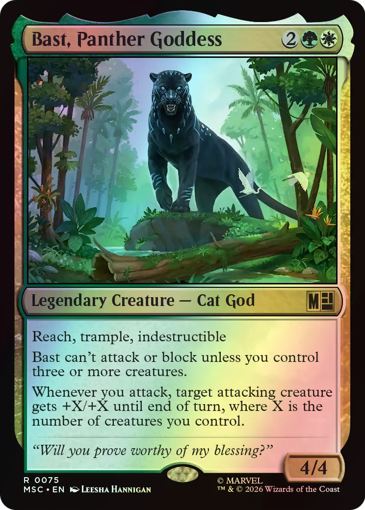 Bast, Panther Goddess - Surge Foil (MSC) #75 [EN/F]